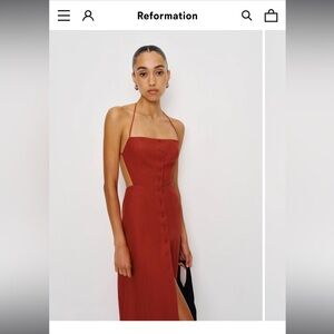 Reformation midi Dress. NWT. Sold out online. Manon dress